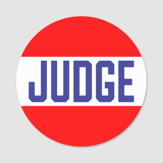 Judge 名札 (正面)