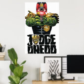 judge dredd design art ポスター (ホームオフィス)