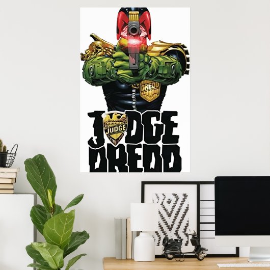 judge dredd design art ポスター (ホームオフィス)