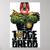 judge dredd design art ポスター (正面)