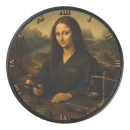 Judge Funny Mona Lisa Lawyer & Justice Gift アイスホッケーパック
