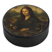 Judge Funny Mona Lisa Lawyer & Justice Gift アイスホッケーパック (3/4)