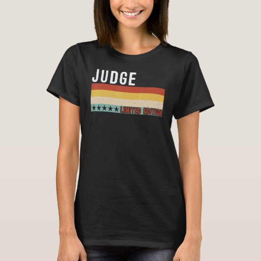 Judge Job Title Profession Worker Appreciation Ide Tシャツ (正面)