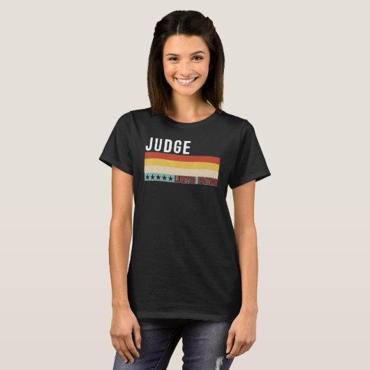 Judge Job Title Profession Worker Appreciation Ide Tシャツ (正面フル)
