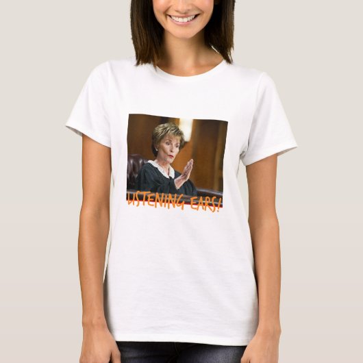 Judge Judy  LISTENING EARS125 Tシャツ (正面)