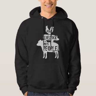 Judge Livestock Not People Chicken Pig Beef Livest パーカ