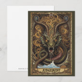 Judgement Norse Tarot Art Flat Thank You Card サンキューカード (正面/裏面)