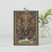 Judgement Norse Tarot Art Flat Thank You Card サンキューカード (スタンド正面)