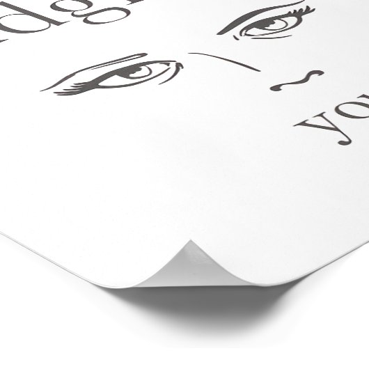 Judging Eyes "Silently Judging You" ポスター (角)