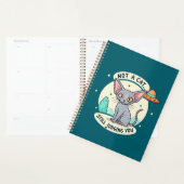 Judging Sphynx Cat UFO Sarcastic Cartoon Art プランナー手帳 (ディスプレー)