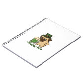 Judging You Pug St.Patrick's Day ノートブック (左側)