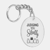 JUDGING YOU Silently キーホルダー (正面左)