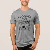 JUDGING YOU Silently トライブレンドＴシャツ (正面)