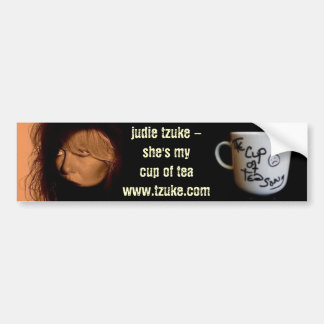 Judie Tzuke -歌お茶-バンパーステッカー バンパーステッカー