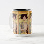 Judith and the Head of Holofernes by Gustav Klimt ツートーンマグカップ (正面左)