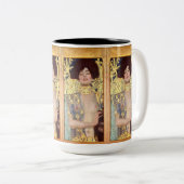 Judith and the Head of Holofernes by Gustav Klimt ツートーンマグカップ (正面右)
