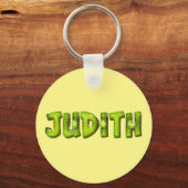 Judith Name Kiwi Design Schlüsselanhänger キーホルダー (正面)