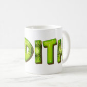 Judith Name Kiwi Style Tasse Teetasse Kaffeetasse コーヒーマグカップ (正面右)