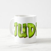 Judith Name Kiwi Style Tasse Teetasse Kaffeetasse コーヒーマグカップ (正面左)