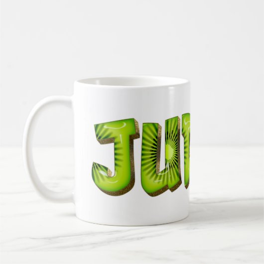 Judith Name Kiwi Style Tasse Teetasse Kaffeetasse コーヒーマグカップ (左)