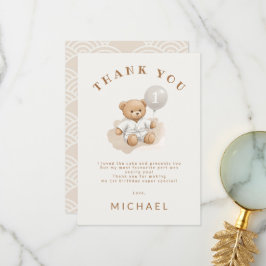  "Judo Bear’s First Belt" – 1st Birthday  サンキューカード