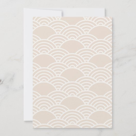 "Judo Bear’s First Belt" – 1st Birthday White Belt 招待状 (裏面)