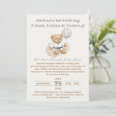 "Judo Bear Turns One" – 1st Birthday  招待状 (スタンド正面)