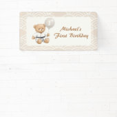 Judo Bear Turns One" – 1st Birthday 【Black-belt】 横断幕 (インサイチュ)