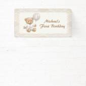 Judo Bear Turns One" – 1st Birthday 【Black-belt】 横断幕 (インサイチュ)