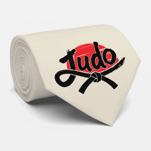 Judo - Black Belt -Rising Sun ネクタイ (ロール)