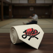 Judo - Black Belt -Rising Sun ネクタイ