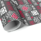 Judo - clean modern geometric pattern ラッピングペーパー (ロールコーナー)