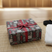 Judo - clean modern geometric pattern ラッピングペーパー