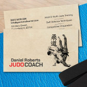 Judo instructor - Kanji and Judoka  名刺