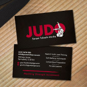 Judo instructor - Kanji and Judoka  名刺