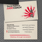 Judo instructor - Kanji and Judoka  名刺