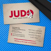Judo instructor - Kanji and Judoka  名刺