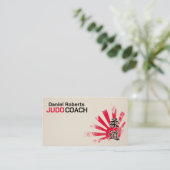 Judo instructor - Kanji and Judoka  名刺 (スタンド正面)