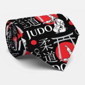 Judo Kanji, Judoka, Torii gates pattern ネクタイ (ロール)