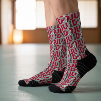 Judo Pattern - Bold and Dynamic ソックス