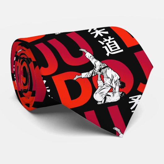 Judo Pattern - Bold and Dynamic ネクタイ (ロール)