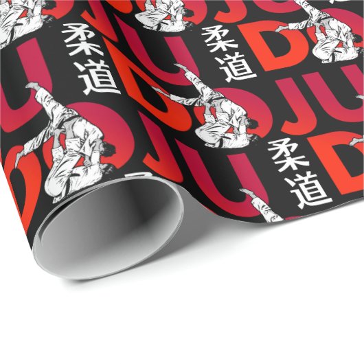 Judo Pattern - Bold and Dynamic ラッピングペーパー (ロールコーナー)