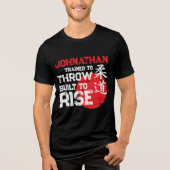 Judo - Trained to Throw - Built to Rise トライブレンドＴシャツ (正面)