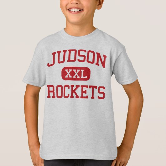 Judson -ロケット-高等学校-逆のテキサス州 tシャツ (正面)