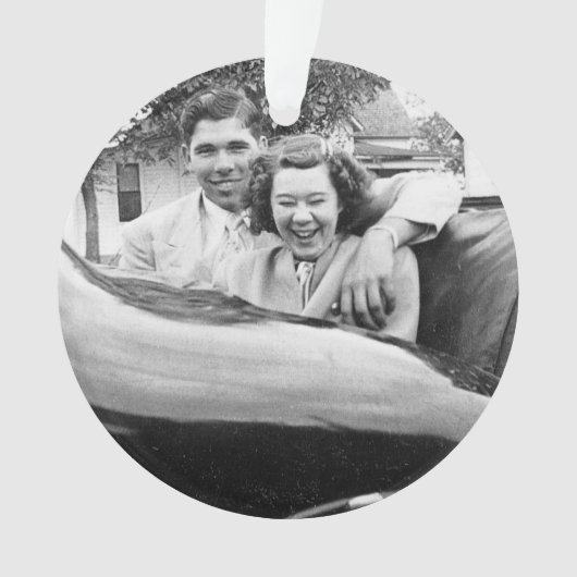 JudyおよびCody -二重味方されたオーナメントのため オーナメント (正面)