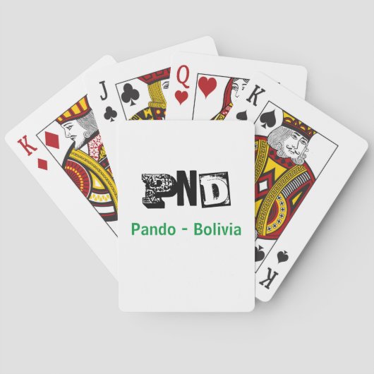 Juego de cartas PND Pando Bolivia トランプ (裏面)