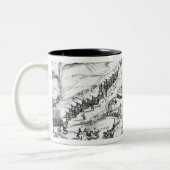 Juelichの連続の戦争、1610年 ツートーンマグカップ (左)