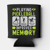 Jugar Pickleball Ejercita La Memoria  缶クーラー (裏面)