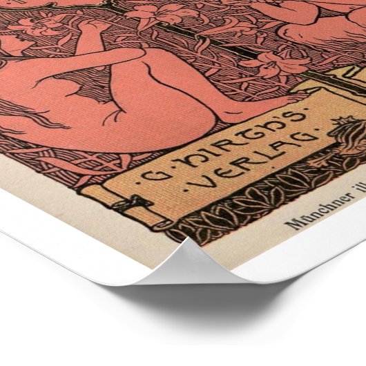 Jugend, Youth, German Magazine, 1800s ポスター (角)