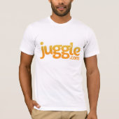 Juggle.comのロゴのワイシャツ Tシャツ (正面)